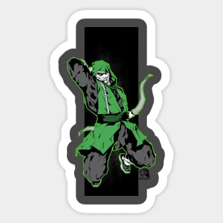 Green Hood Sticker